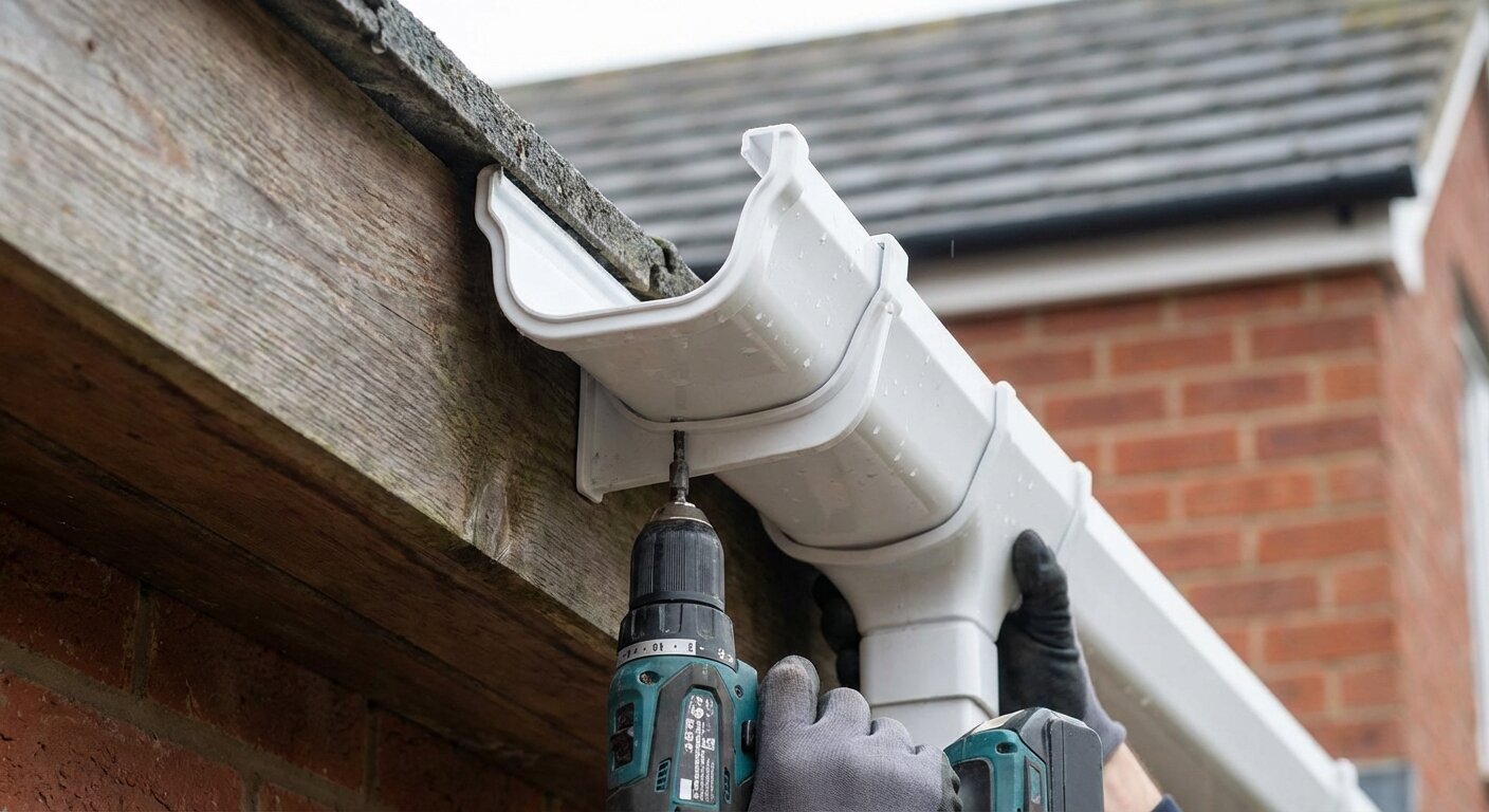 Ogee Gutter Installation