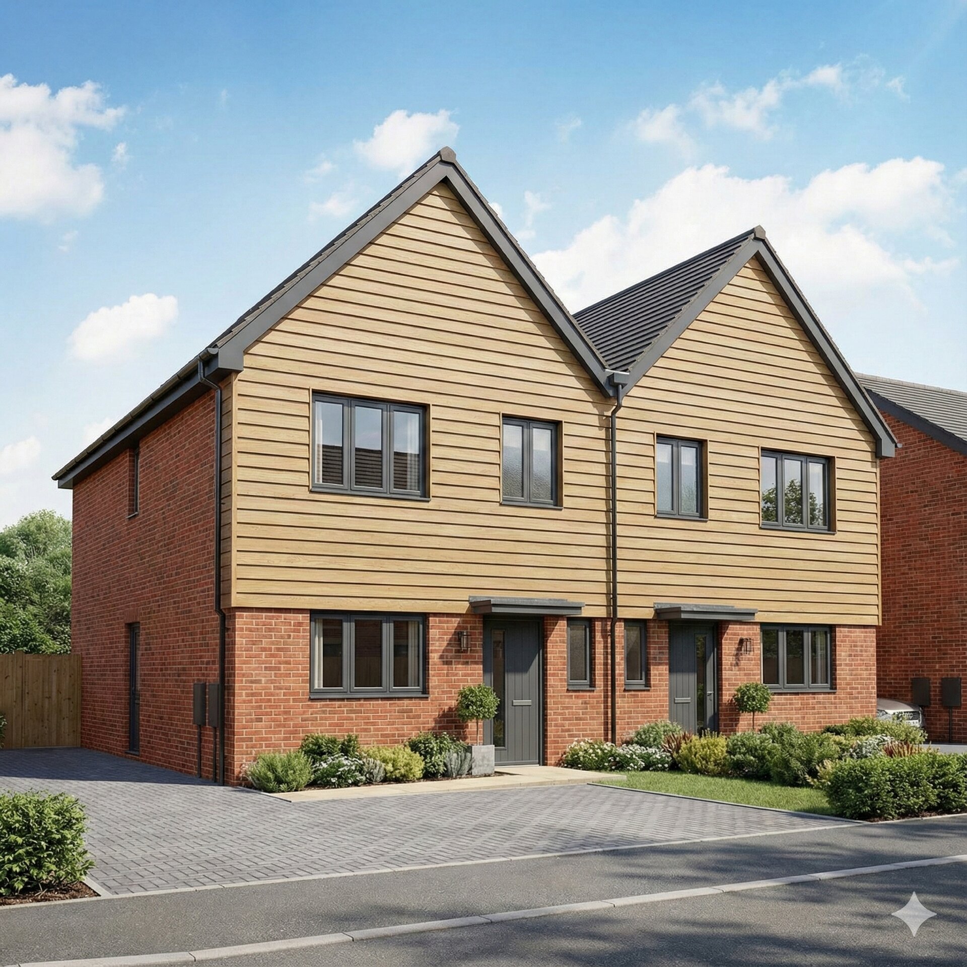 Featheredge Cladding - colour option 4